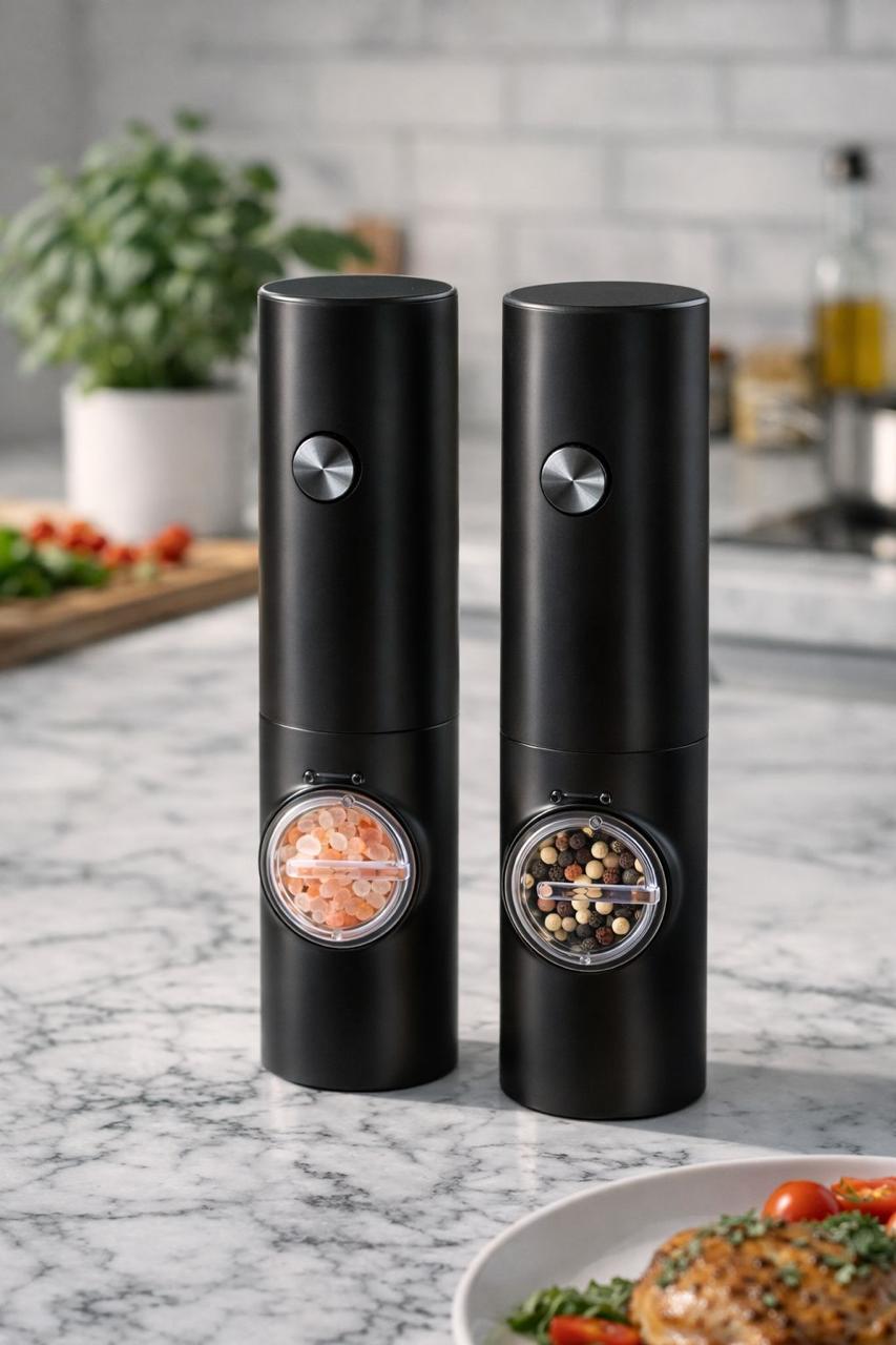 Set Molinillo Pimentero Salero Eléctrico