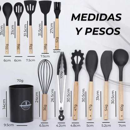 Set x12 utensilios Cocina