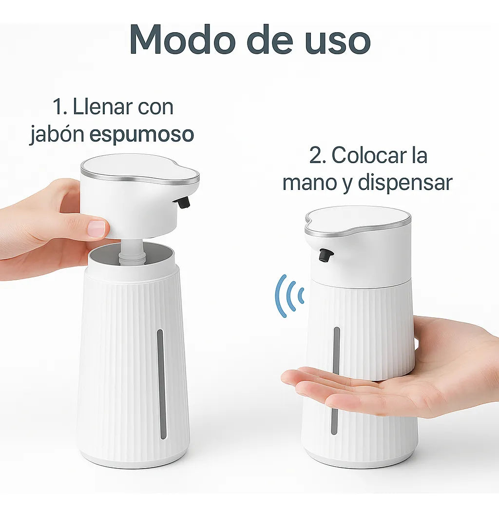 Dispenser Jabon Liquido Espuma Automatico Con Sensor