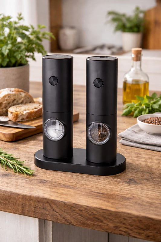 Set Molinillo Pimentero Salero Eléctrico