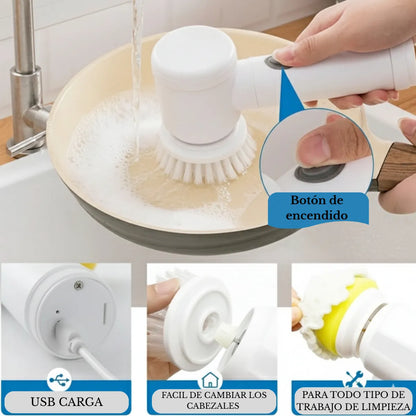 Cepillo Eléctrico Inalámbrico Limpieza