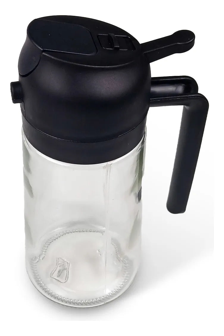 Aceitera Rociador Premium de Vidrio 2 en 1